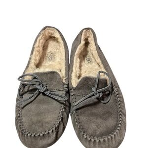 UGG Men's gray Suede Loafers slippers size 11